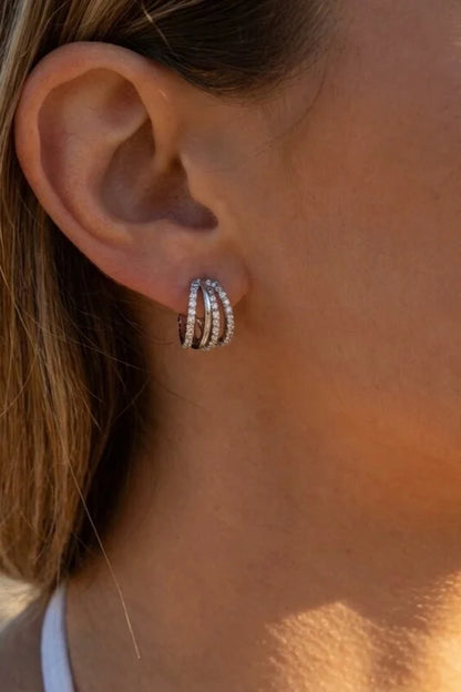 Boucles d’oreilles en acier inoxydable