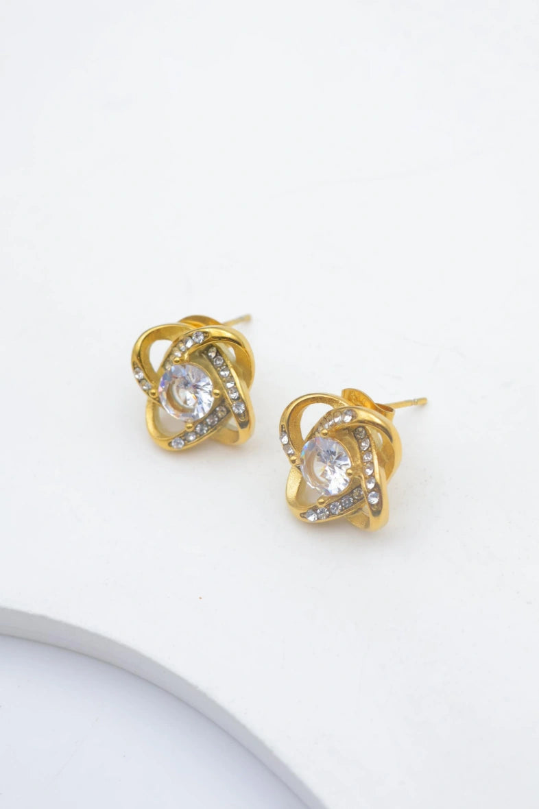 Boucles d'oreilles en acier inoxydable - DORÉ