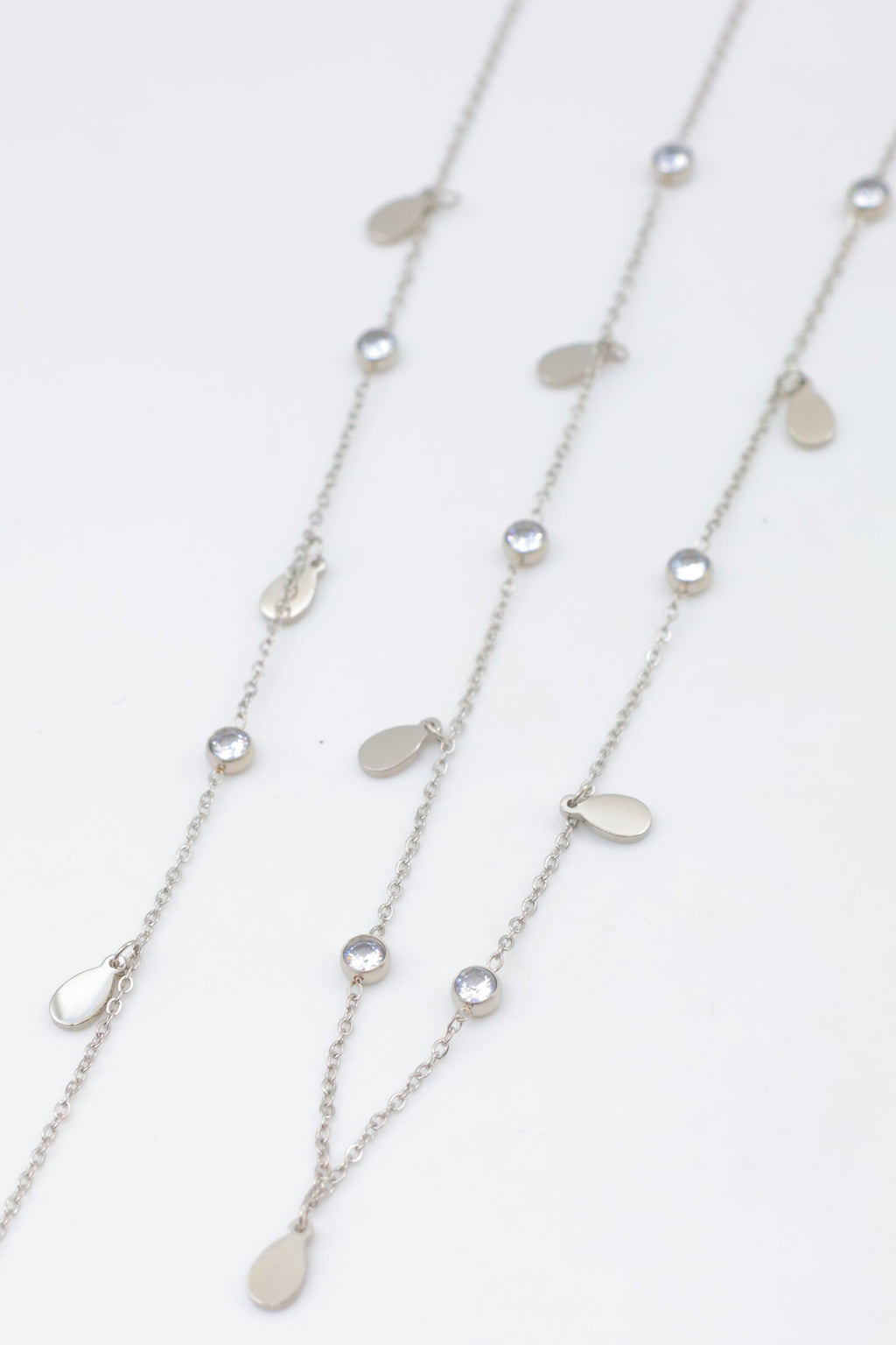 Parure de bijoux en acier inoxydable - ARGENT