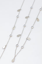 Parure de bijoux en acier inoxydable - ARGENT