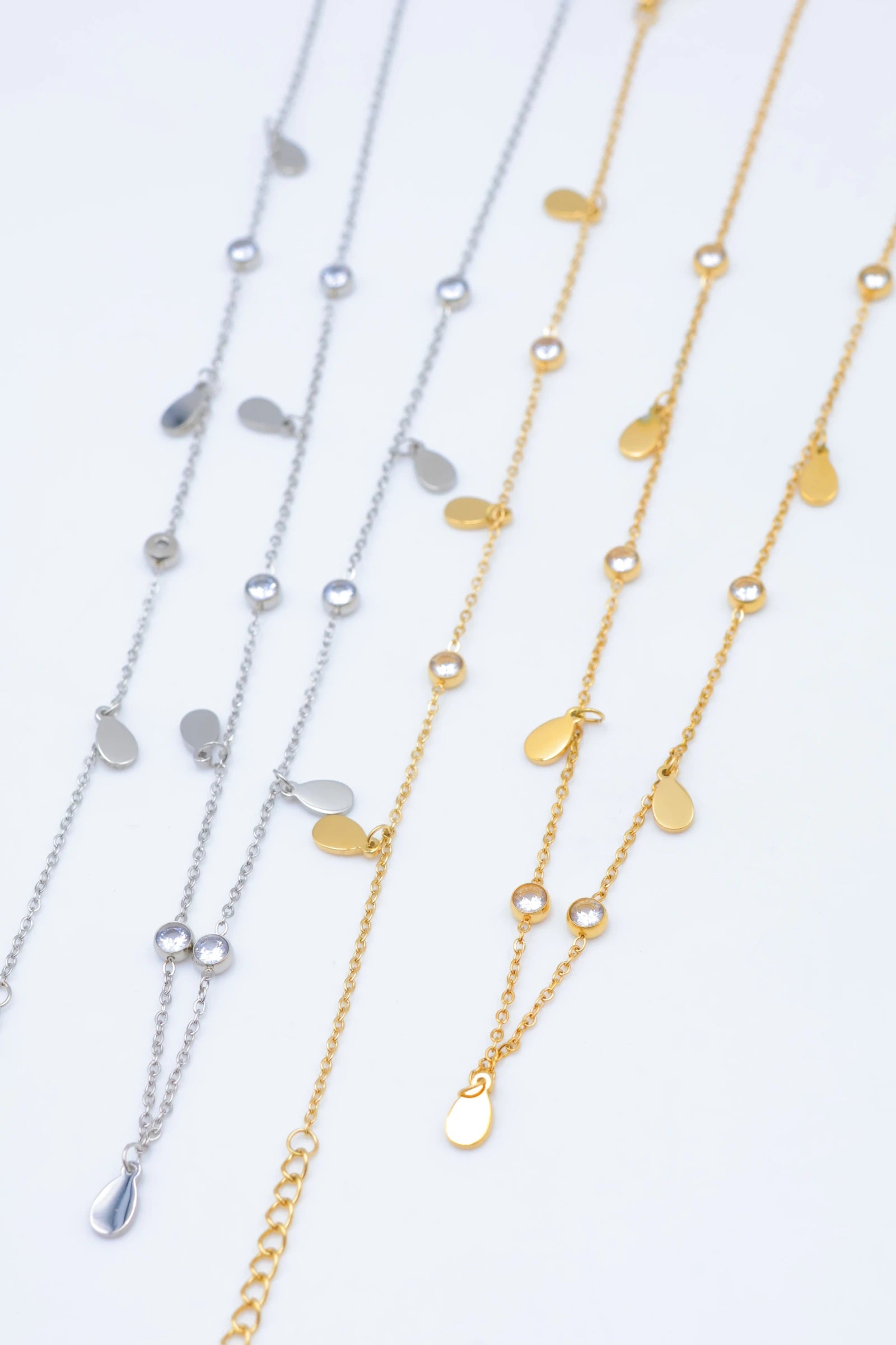 Parure de bijoux en acier inoxydable - DORÉ