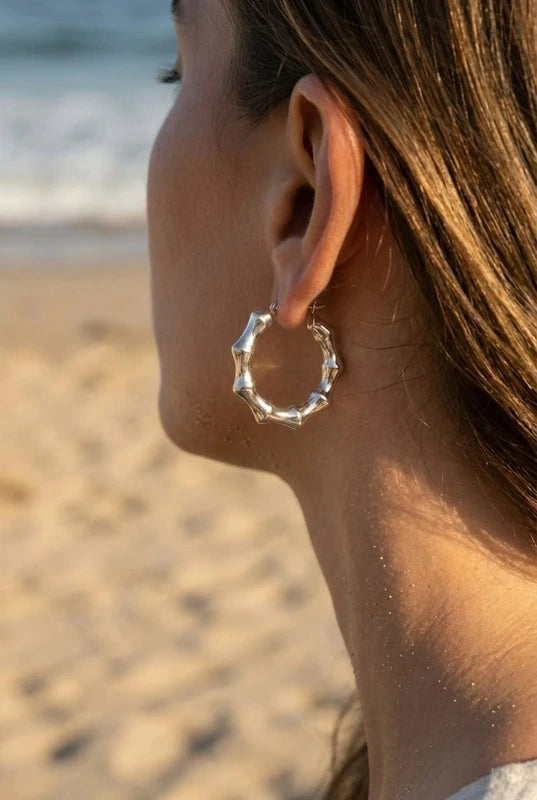 Boucles d’oreilles en acier inoxydable
