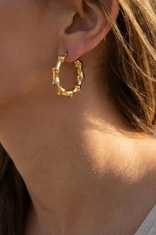 Boucles d’oreilles en acier inoxydable