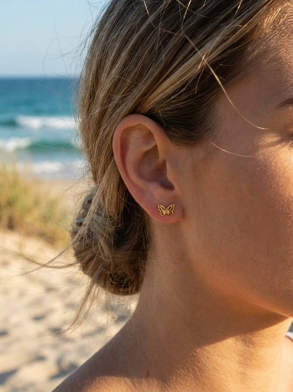 Boucles d’oreilles en acier inoxydable