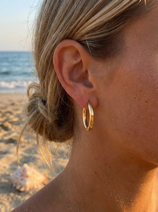 Boucles d’oreilles en acier inoxydable