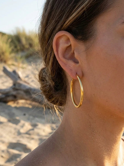 Boucles d’oreilles en acier inoxydable