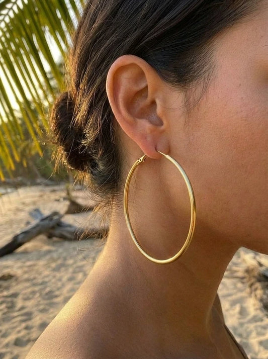 Boucles d’oreilles en acier inoxydable