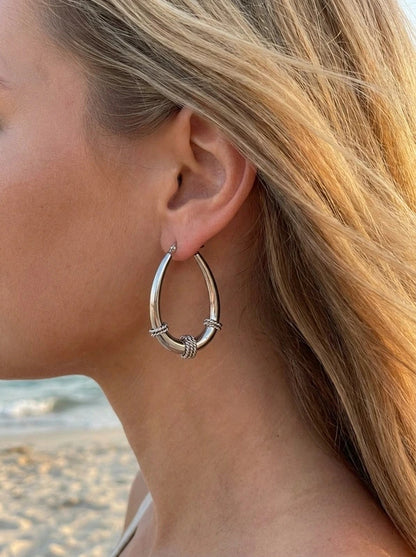 Boucles d’oreilles en acier inoxydable