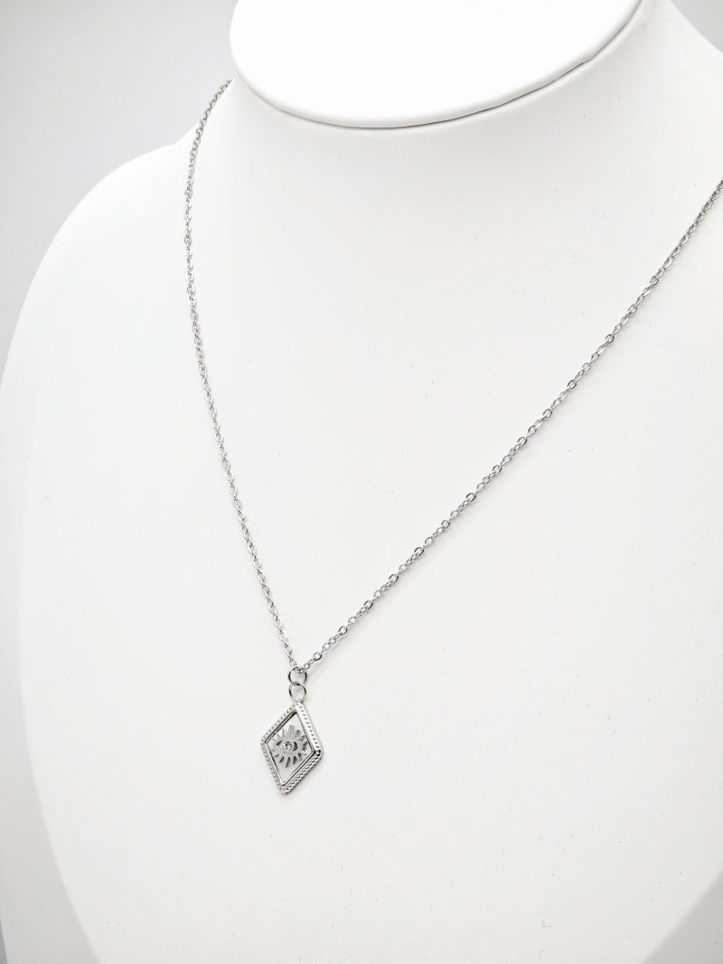 Collier en acier inoxydable - ARGENT