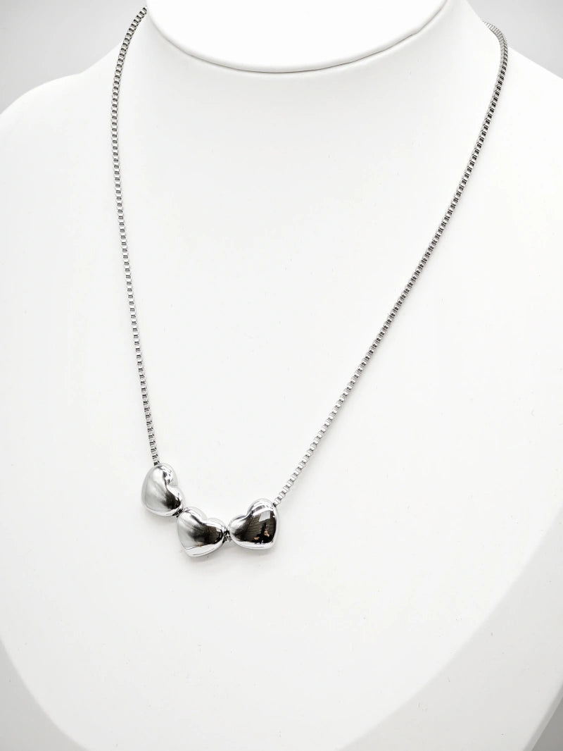 Collier en acier inoxydable - ARGENT