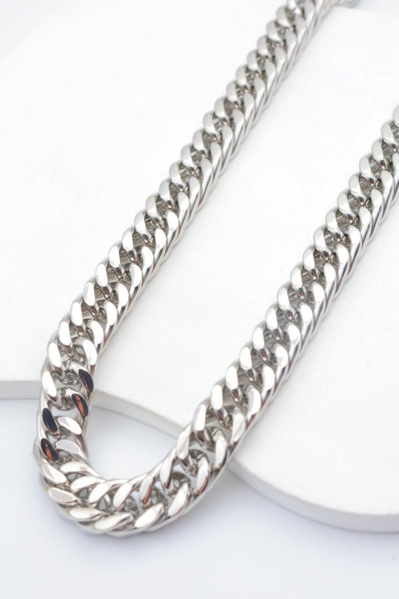 Collier en acier inoxydable - ARGENT