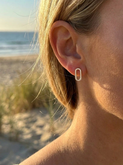 Boucles d’oreilles en acier inoxydable