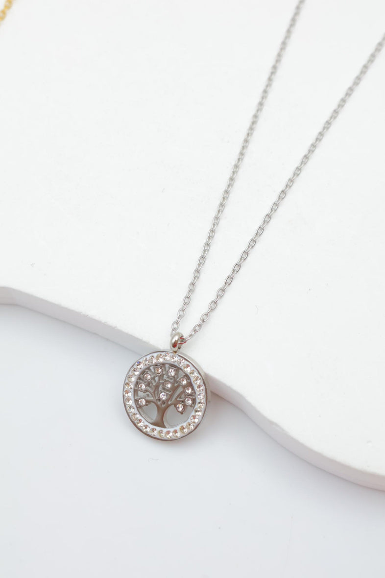 Collier en acier inoxydable - ARGENT