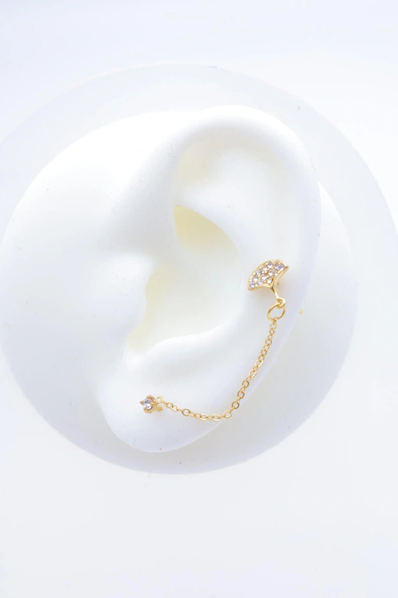 Boucles d'oreilles en acier inoxydable - DORÉ