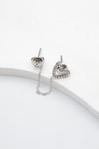 Boucles d'oreilles en acier inoxydable - ARGENT