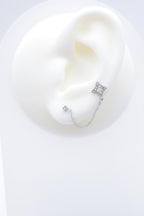 Boucles d'oreilles en acier inoxydable - ARGENT