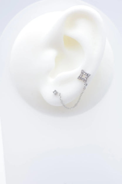 Boucles d’oreilles en acier inoxydable