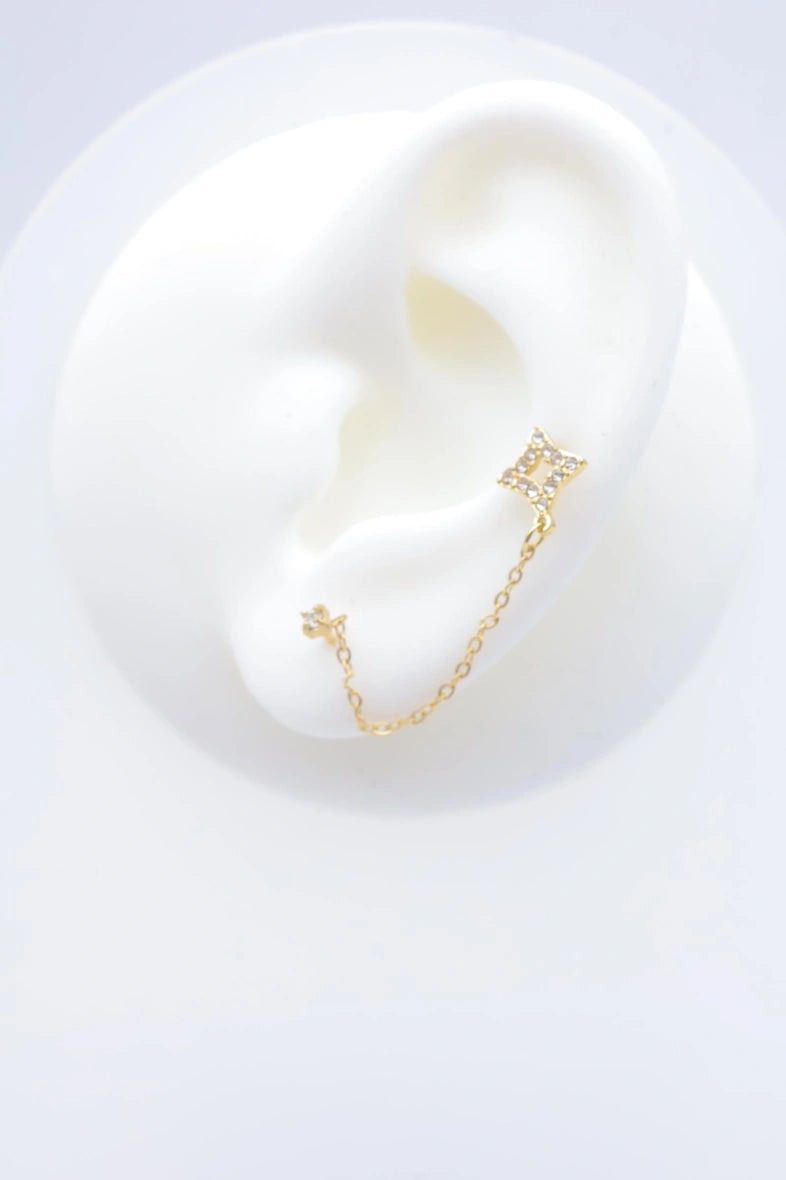 Boucles d'oreilles en acier inoxydable - DORÉ