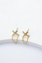 Boucles d'oreilles en acier inoxydable - DORÉ