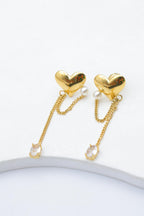 Boucles d'oreilles en acier inoxydable - DORÉ