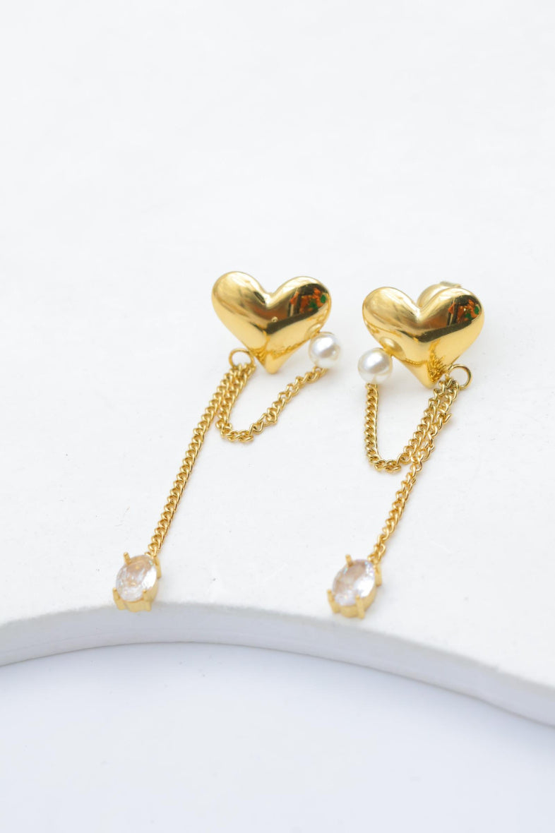 Boucles d'oreilles en acier inoxydable - DORÉ