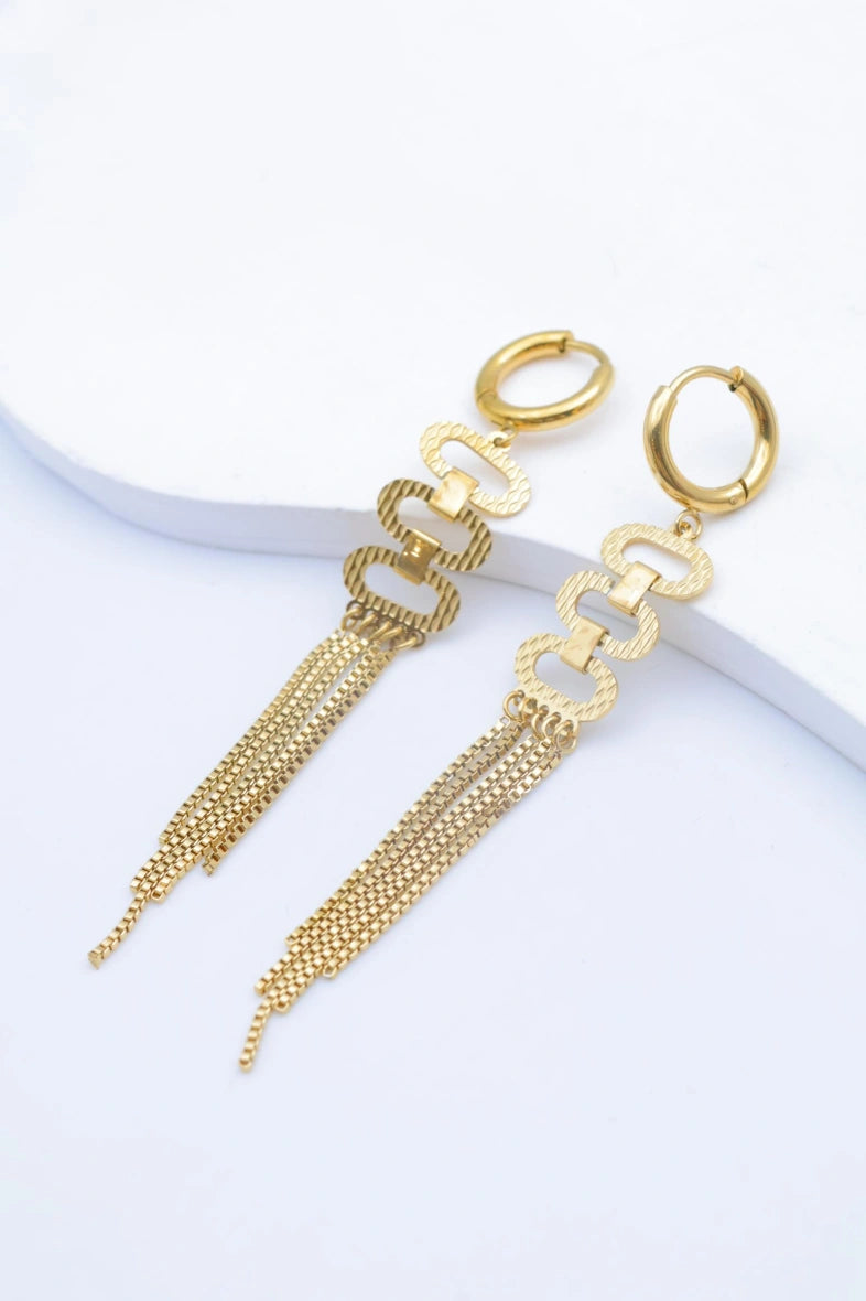 Boucles d'oreilles en acier inoxydable - DORÉ
