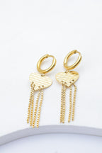 Boucles d'oreilles en acier inoxydable - DORÉ