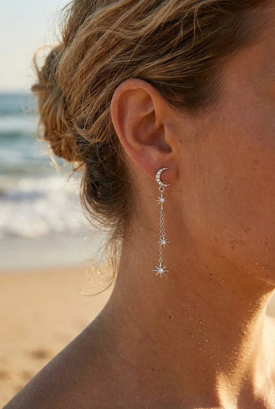 Boucles d’oreilles en acier inoxydable
