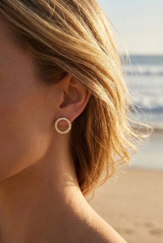 Boucles d’oreilles en acier inoxydable