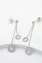 Boucles d'oreilles en acier inoxydable - ARGENT