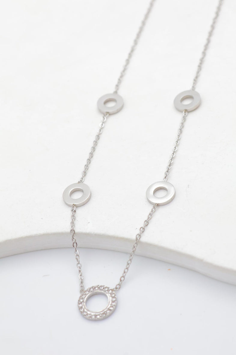 Collier en acier inoxydable - ARGENT