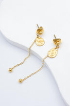 Boucles d'oreilles en acier inoxydable - DORÉ