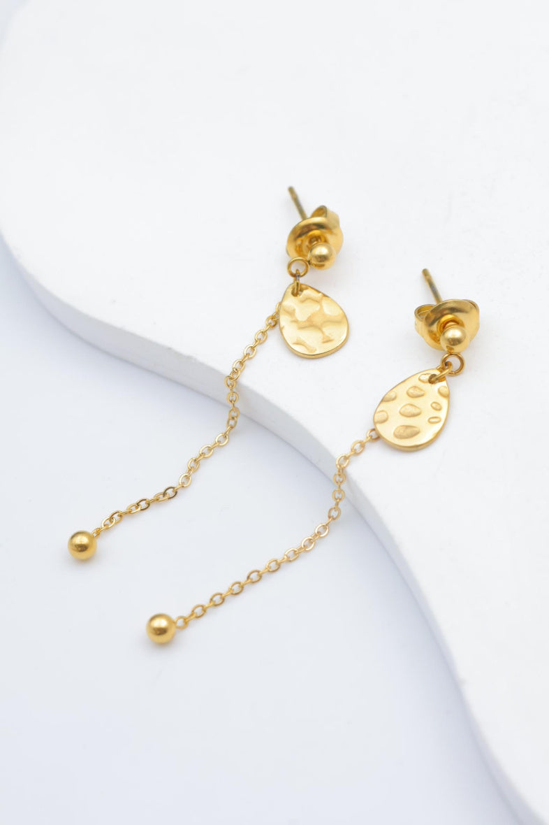 Boucles d'oreilles en acier inoxydable - DORÉ
