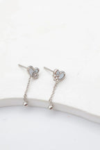 Boucles d'oreilles en acier inoxydable - ARGENT