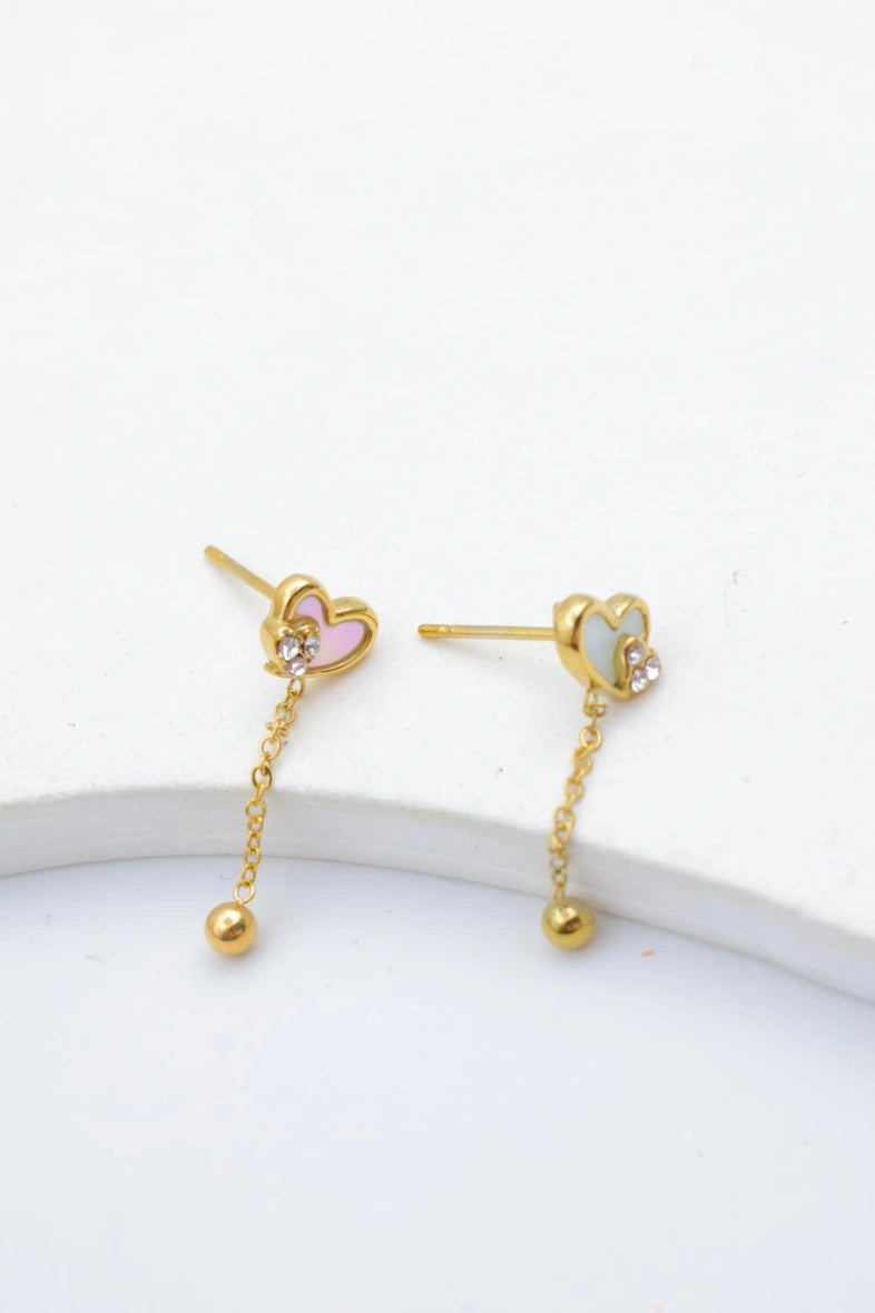 Boucles d'oreilles en acier inoxydable - DORÉ