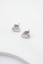 Boucles d'oreilles en acier inoxydable - ARGENT