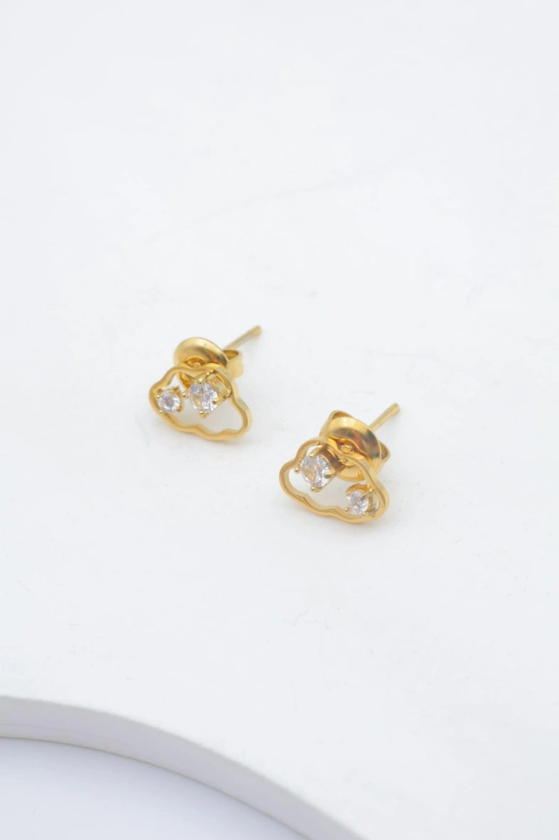 Boucles d'oreilles en acier inoxydable - DORÉ