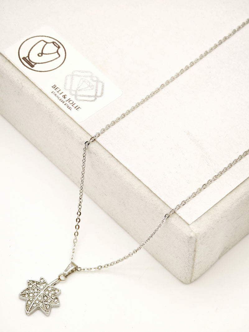 Collier en acier inoxydable - ARGENT