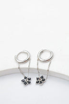 Boucles d'oreilles en acier inoxydable - ARGENT