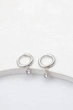 Boucles d'oreilles en acier inoxydable - ARGENT