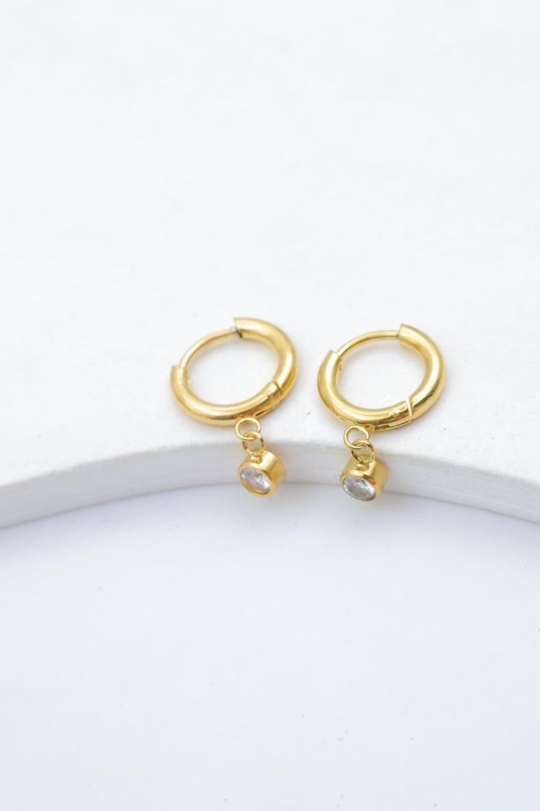 Boucles d'oreilles en acier inoxydable - DORÉ