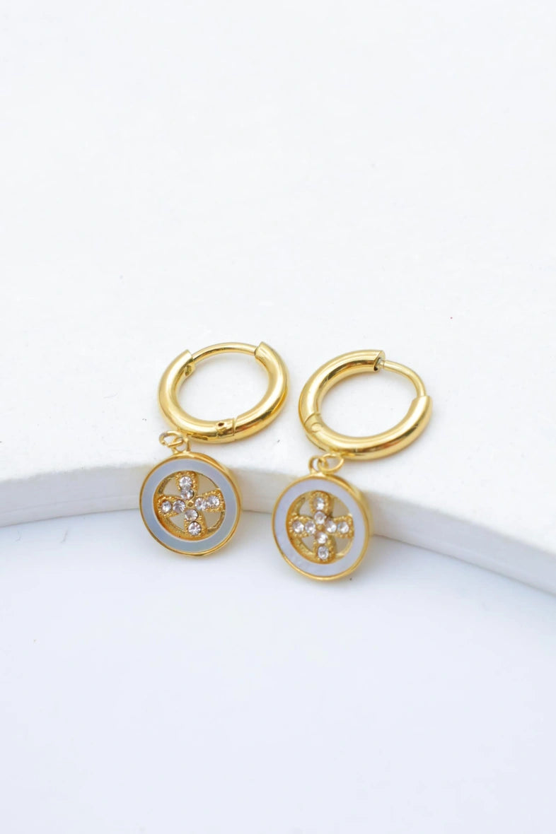 Boucles d'oreilles en acier inoxydable - DORÉ