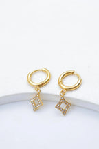 Boucles d'oreilles en acier inoxydable - DORÉ