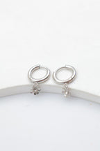 Boucles d'oreilles en acier inoxydable - ARGENT