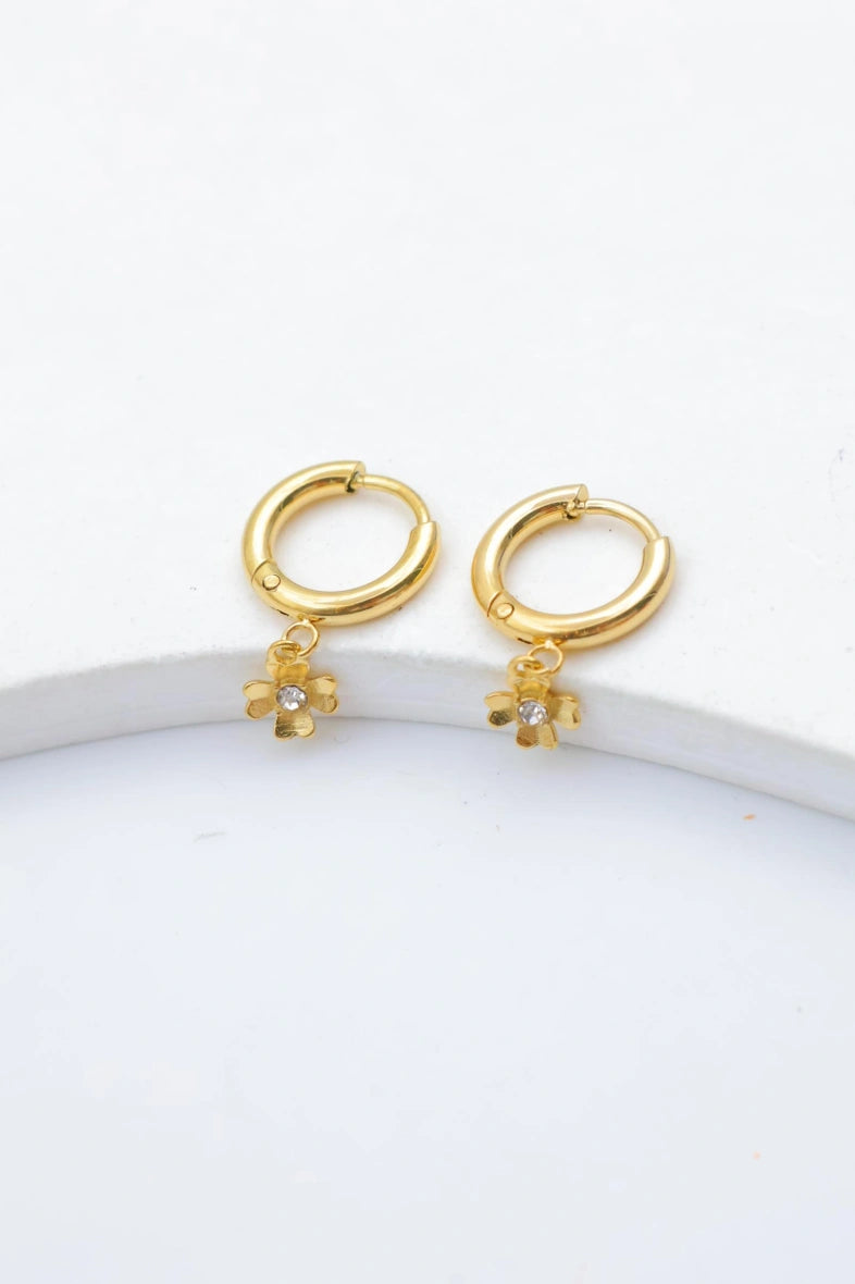Boucles d'oreilles en acier inoxydable - DORÉ