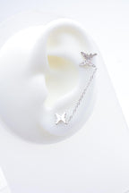 Boucles d'oreilles en acier inoxydable - ARGENT
