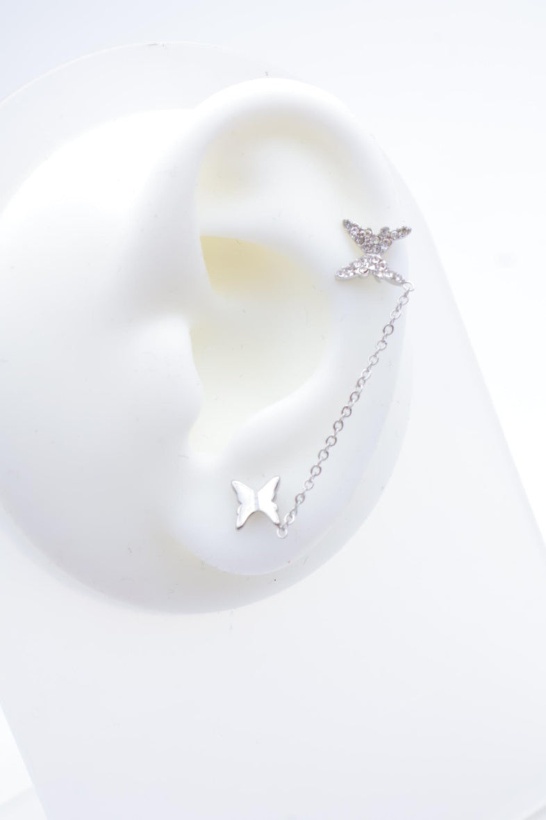 Boucles d'oreilles en acier inoxydable - ARGENT