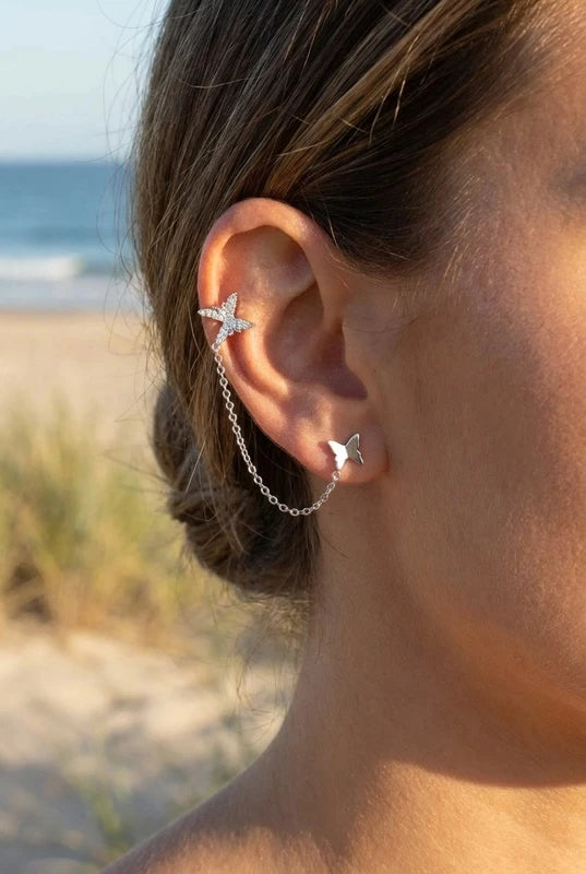 Boucles d’oreilles en acier inoxydable
