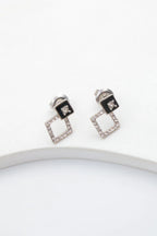 Boucles d'oreilles en acier inoxydable - ARGENT