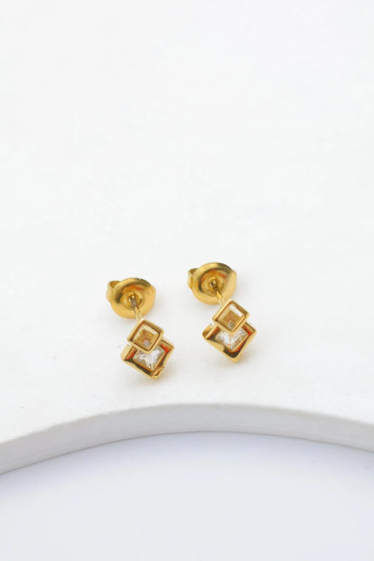 Boucles d’oreilles en acier inoxydable